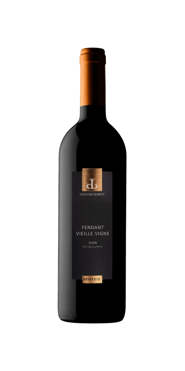 Flasche Fendant Vieille Vigne de Sion Vin Blanc Cave Chai du Baron
