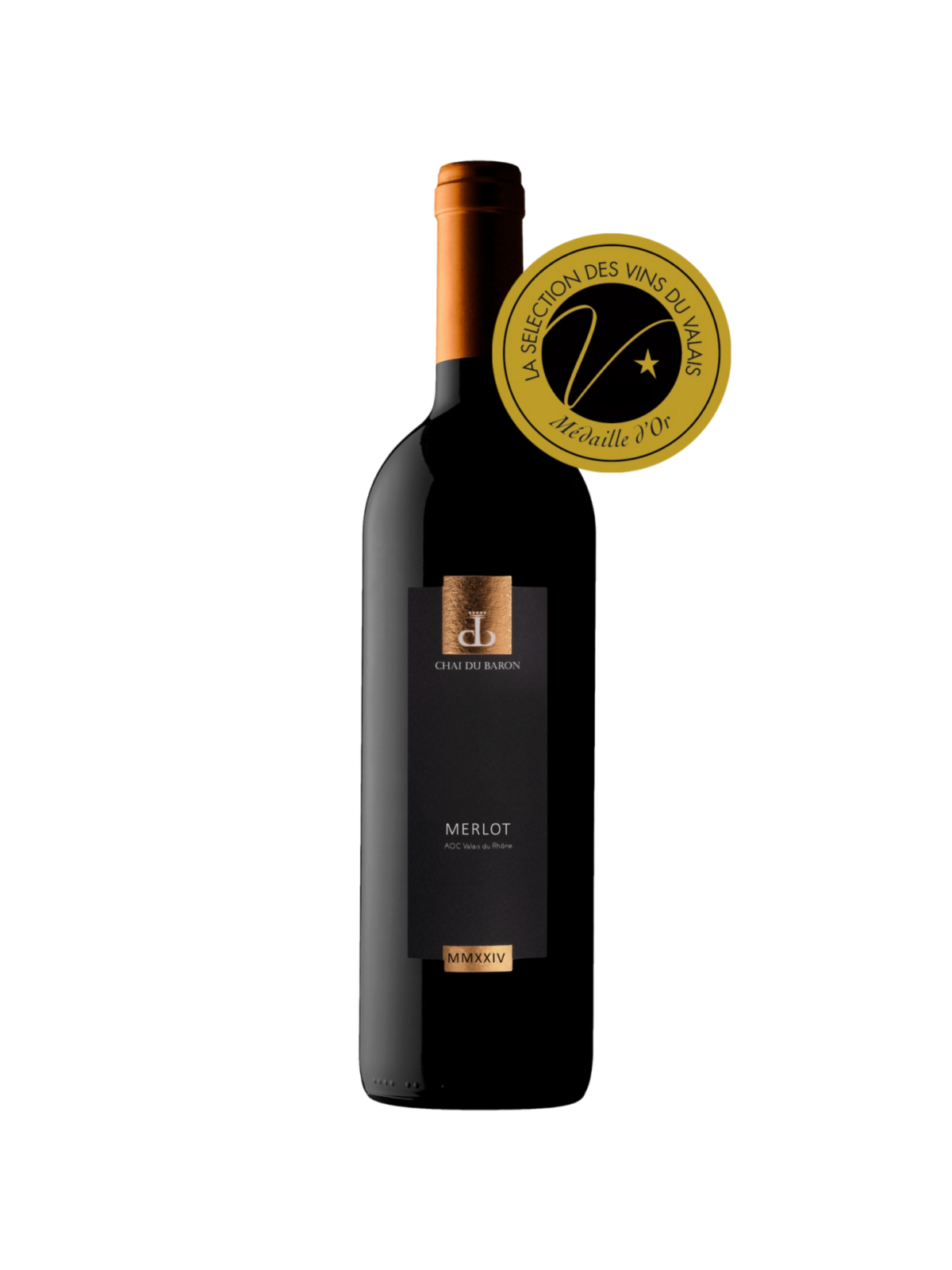 Bouteille Merlot 2024 Vin Rouge Cave Chai du Baron