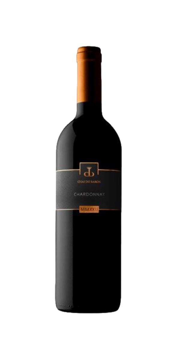 Flasche Chardonnay Barrique Vin Blanc Fût Chai du Baron