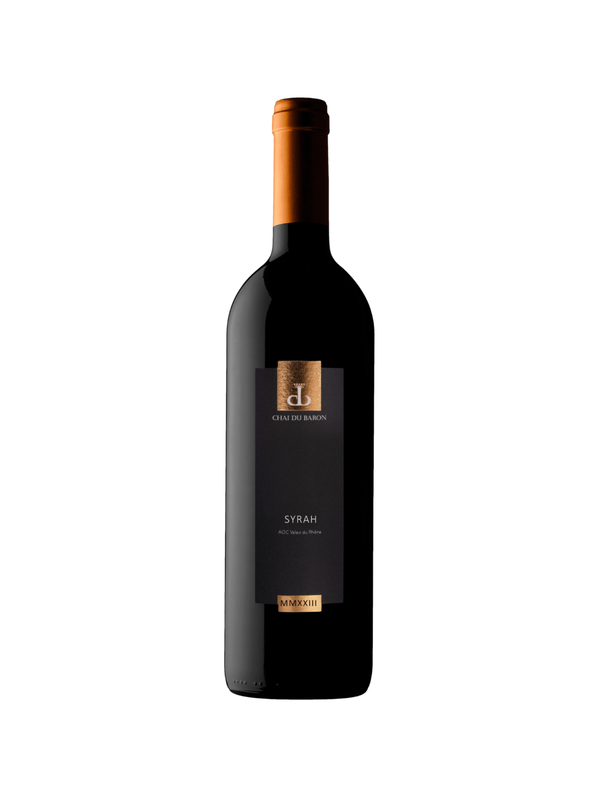 Flasche Syrah Vin Rouge Cave Chai du Baron