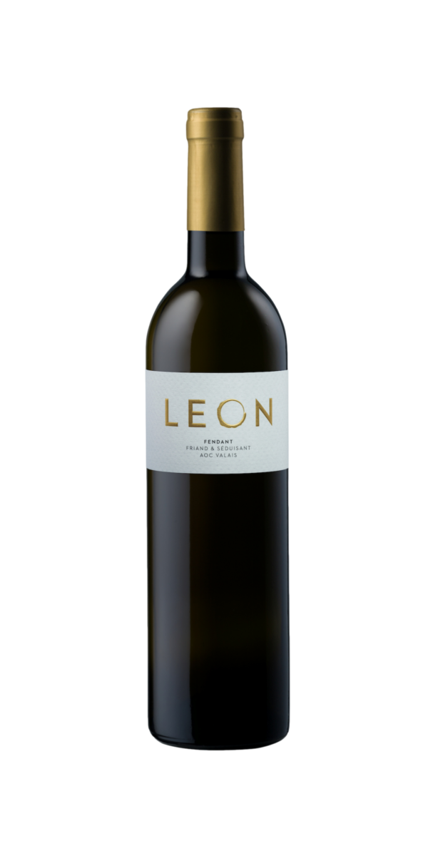 Flasche Fendant Leon Vin Blanc Cave Chai du Baron