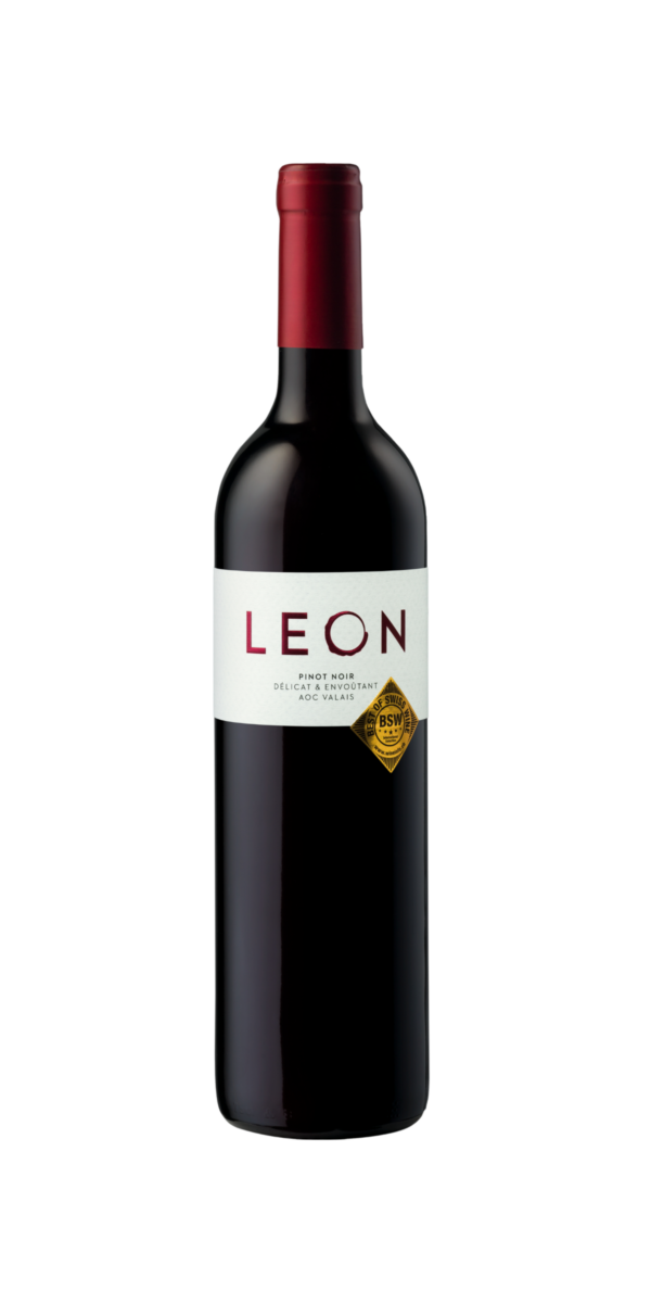 Flasche Pinot Noir Leon Vin Roug Cave Chai du Baron