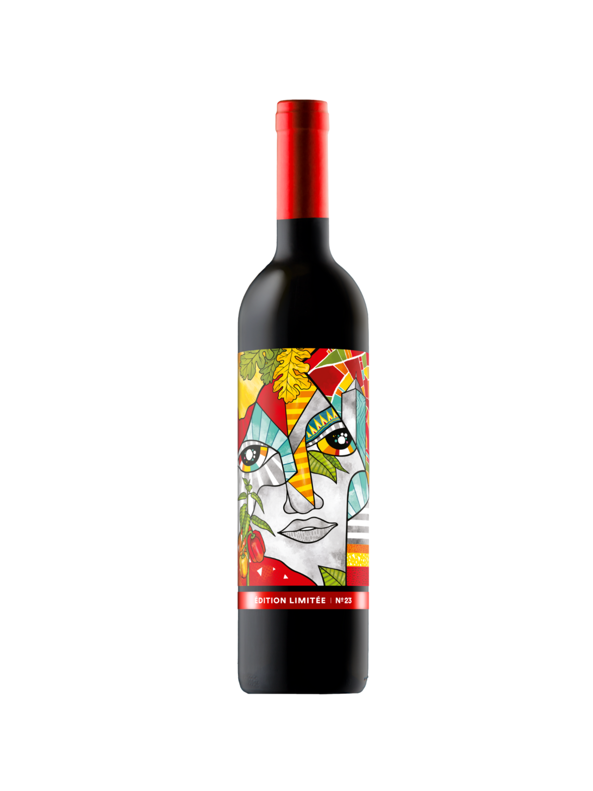 Flasche Edition Limitée 23 Cabernet Franc Vin Rouge Cave Chai du Baron