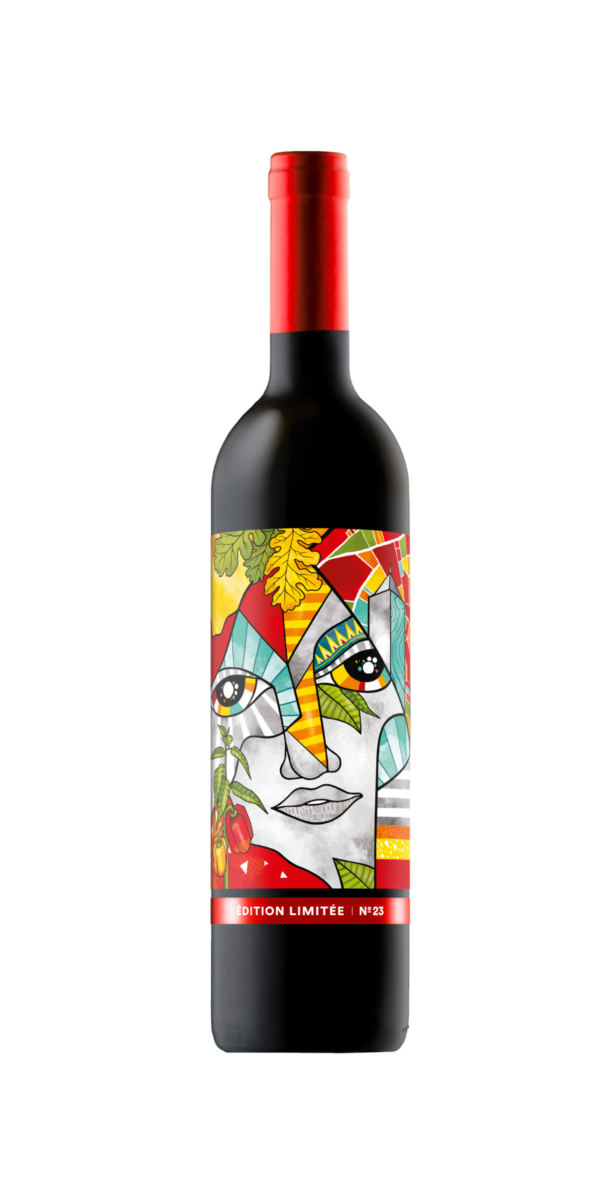 Flasche Edition Limitée 23 Cabernet Franc Vin Rouge Cave Chai du Baron